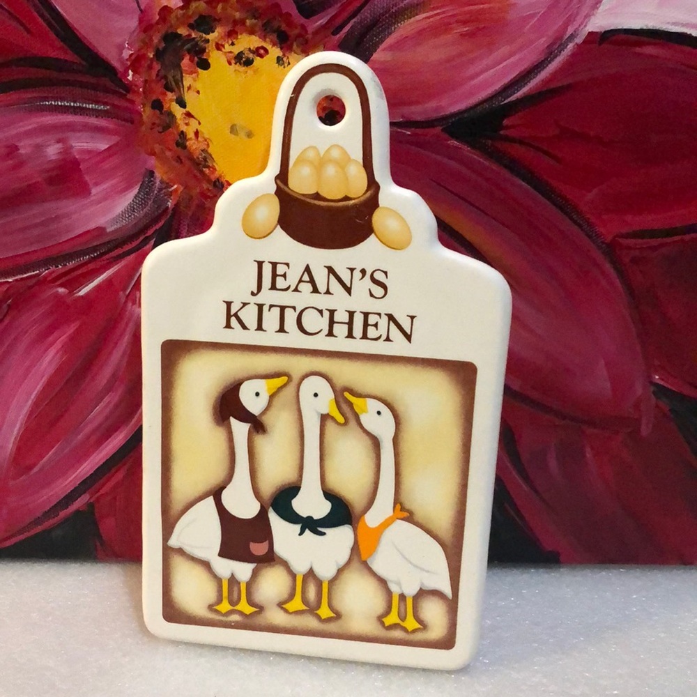 1985 Vintage wall art Gayla kitchen decor-